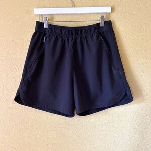 Adidas Men's Training Shorts Zipper Pockets Size Medium 5" Black